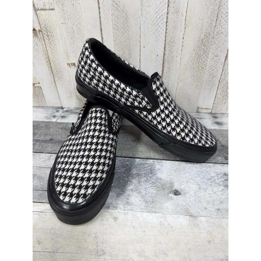 NEW Vans LX Vault Houndstooth Slip On Sz. 10